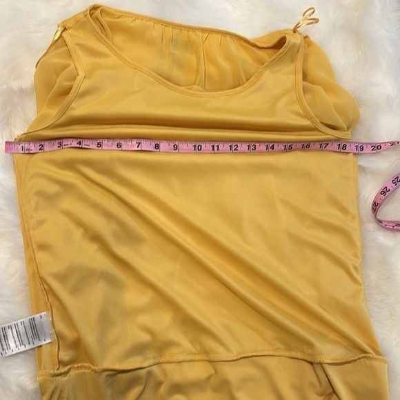 JM Collection yellow banded-hem top - Picture 8 of 11